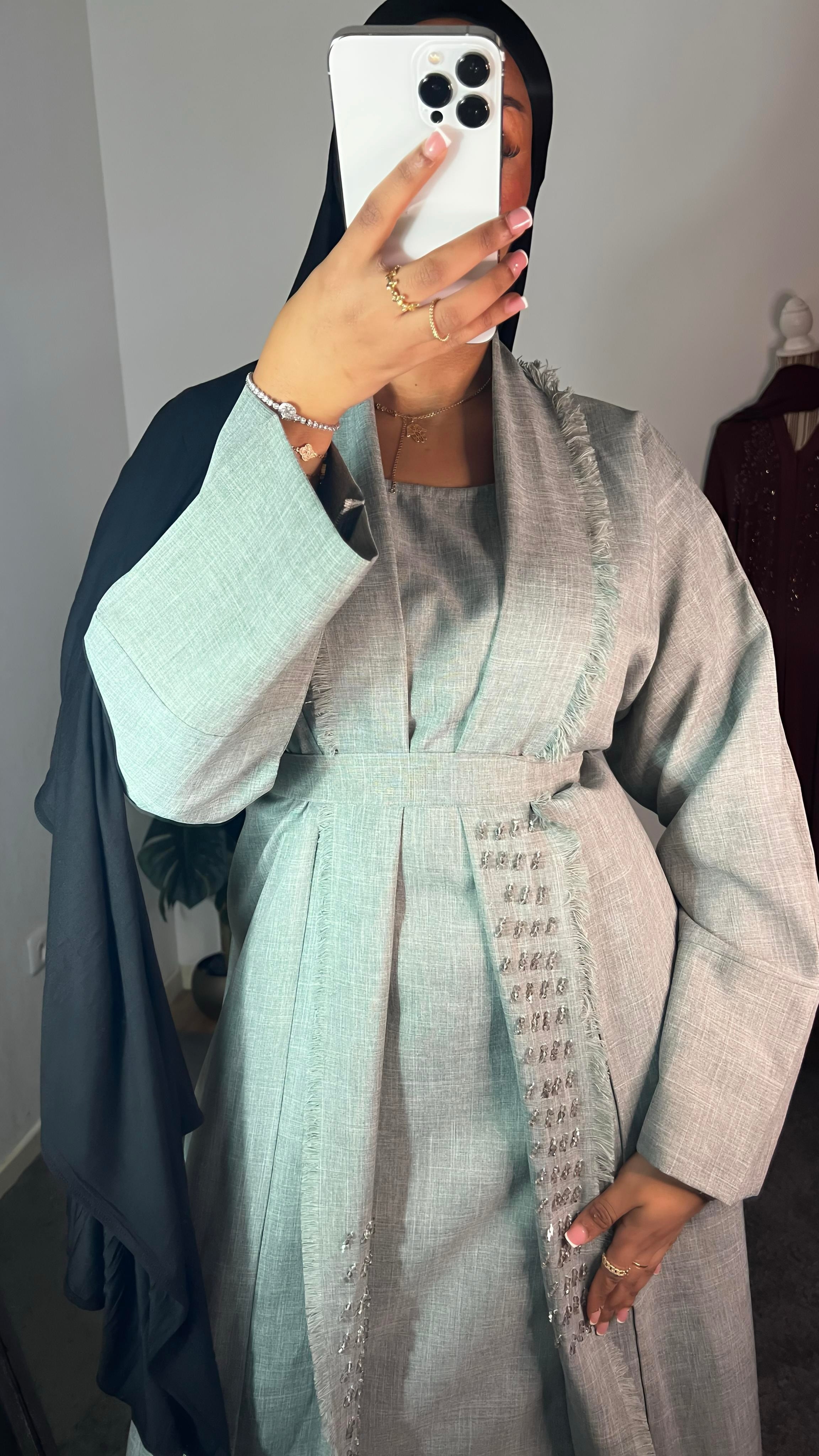 Abaya deux pieces Hajar